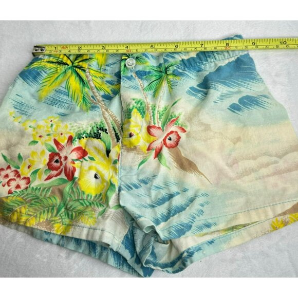 Henri Bendel 18 Mo. Infant Tropical Floral Hawaiian Shorts 100% Cotton Made In U - Picture 9 of 10